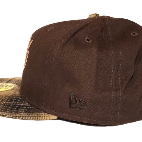 New Era 59Fifty LRG Brown Cap - Picture 3 of 7